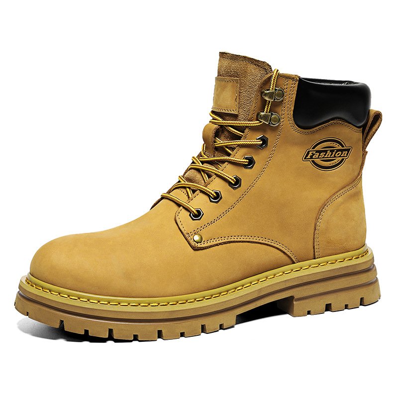 Pigskin boots YELLOW
