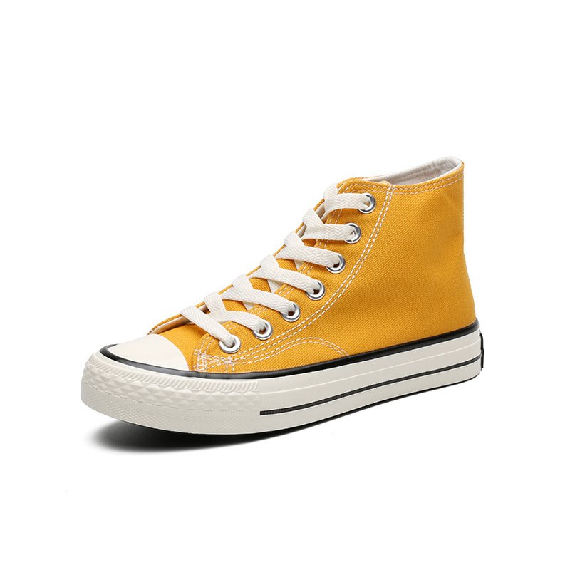 High-top canvas shoe